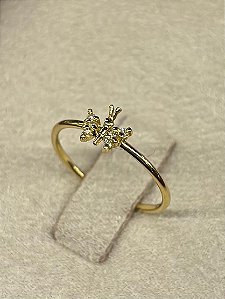 ANEL BORBOLETA DIAMANTE