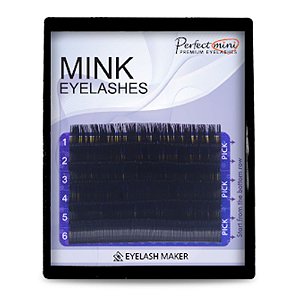 Mink Fio Para Extensão 6 Linhas Mix D 0,04 8 Ao 16 