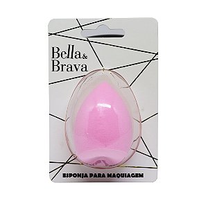 Esponja para maquiagem Flat Blend chanfrada Bella & Brava