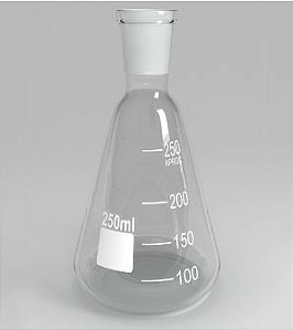 FRASCO ERLENMEYER C/JUNTA 24/40 CAP 250ML RONIALZI