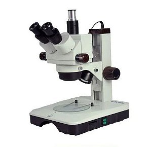 Estereoscopio Trinocular Com Zoom - Aumento 3,5x - 45x Global