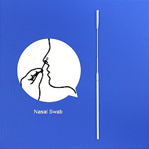 Swab Flocado Nasal Nylon Estéril Distância do ponto de ruptura 80mm (da extremidade da ponta) Global Swab