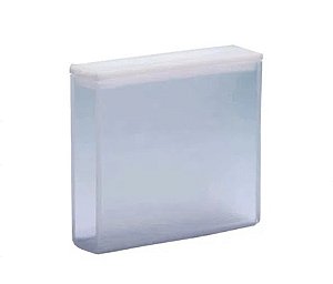 Cubeta em Quartzo ES 2 Faces Polidas Passo 50MM 17,5ml - Fundo Arredondado Global Glass