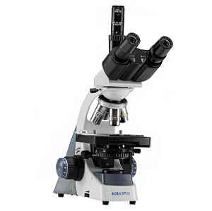 Microscopio Trinocular Otica Finita Planacromatico Led 1000x - Global