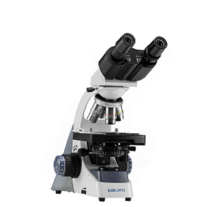 Microscopio Binocular Otica Finita Planacromatico Led Aumento 1000x- Global