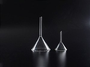 Funil analítico tamanho 75mm e haste longa PERFECTA