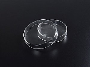Placa de Petri 80mm x 15mm vidro borossilicato 3.3 pacote com 20 peças PERFECTA