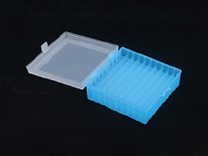 Criobox para 100 tubos de 2,0 ml tampa dobradiça, marcação alfa numérica  1 unidade - PERFECTA