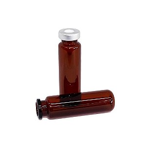 Vial Headspace Para Cromatografia 20ml Transparente - Crimp Ba 100un/Cx - Kasvi