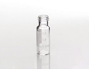 Kit vial de precisao 20ml , incolor tampa magnetica, rosca 18mm PTFE c/100 - PERFECTA
