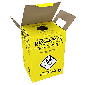 Coletor para Material Perfurocortante 3L unid - Descarpack