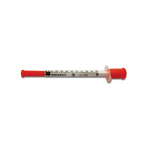 Seringa para Insulina com Agulha Fixa 8,0X0,30 (30G) - PCT/50UN