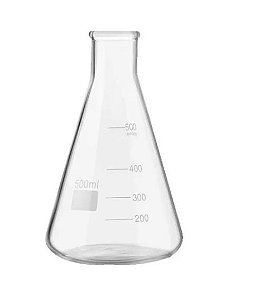 Frasco Erlenmeyer Boca Estreita 500Ml Ronialzi