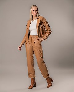 Calça Couro Legítimo - Maria