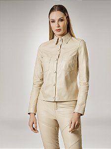 Camisa Couro Legítimo - Gisele