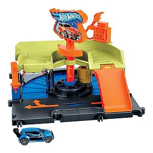 Pista corrida campeonato Dragstrip Champ carro Hot Wheels