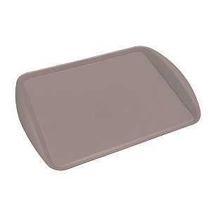 BANDEJA PLÁSTICA SERVIR 43X30 LANCHONETE FAST FOOD S300 BEGE