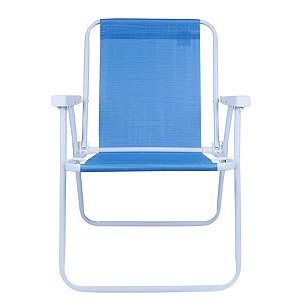 CADEIRA DE PRAIA ALTA SANNET AZUL 2283 110KG - MOR
