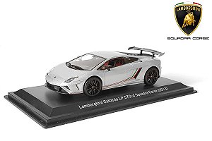 Miniatura Lamborghini Gallardo LP 570-4 Squadra Corse 2013 Prata 1:43