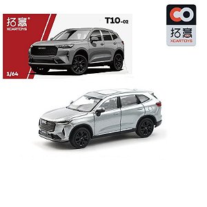Miniatura GWM Haval H6 G3 2023 Prata 1/64 7CM