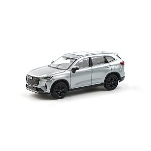 Miniatura GWM Haval H6 G3 2023 Prata 1/64 7CM