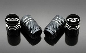 Kit 4 Bicos Válvula Tampa Pneu para Carros Chery