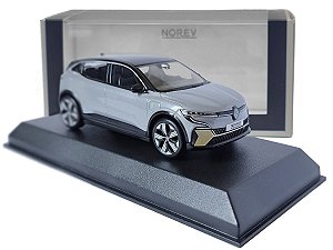 Miniatura Renault Megane E-Tech Cinza Rafale 2022 1/43 Norev - Detalhe -