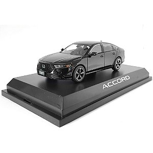 Miniatura Honda Accord 2025 E-HEV Preto 1/43 Hobby Japan