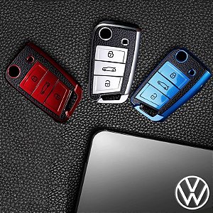 Capa Proteção Tpu Texturizado Chave VW Polo Nivus T-Cross Golf 7