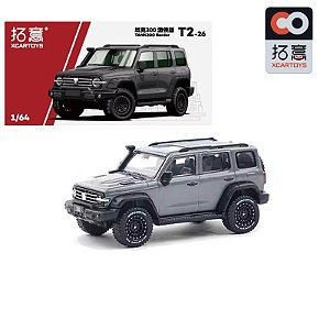 Miniatura GWM Tank 300 Ranger 2023 Cinza 1/64 7CM Xcartoys