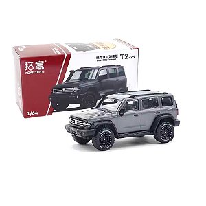 Miniatura GWM Tank 300 Ranger 2023 Cinza 1/64 7CM Xcartoys