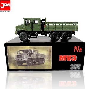 Miniatura FAW MV3 Transporte Tropa Militar JKM Diecast 1/64 12CM