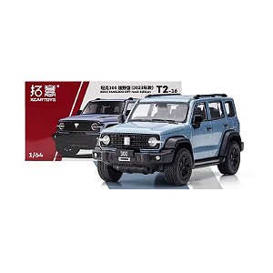 Miniatura GWM Tank 300 2023 Azul 1/64 7CM Xcartoys