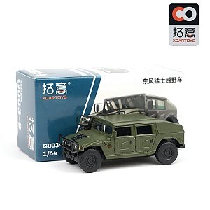 Miniatura Dongfeng Mengshi 4x4 Militar G1 2009 Xcartoys 1/64 7CM