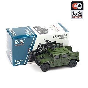 Miniatura Dongfeng Mengshi 4x4 Militar G1 2009 Xcartoys 1/64 7CM G003-2