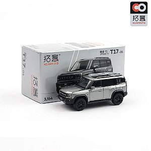 Miniatura Chery Jetour T2 2025 Cinza 1/64 7CM Xcartoys