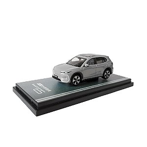 Miniatura Geely Galaxy E5 Cinza 2025 1/64 7 CM