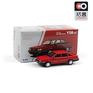 Miniatura Volkswagen VW Santana 4 portas 1985 1/64 7CM Xcartoys