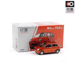 Miniatura Chery QQ Laranja 2010 Xcartoys 1/64 5CM