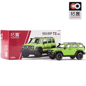 Miniatura GWM Tank 300 Ranger 2023 Verde 1/64 7CM Xcartoys