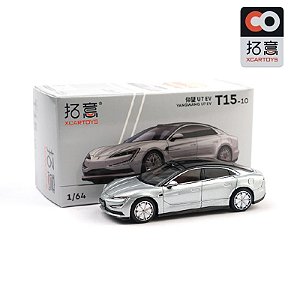 Miniatura Byd Yangwang U7 2026 Prata 1/64 8CM Xcartoys