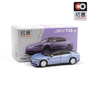 Miniatura Byd Yangwang U7 2026 Azul 1/64 8CM Xcartoys