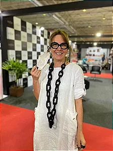 COLAR CORRENTE TECIDO LONGO