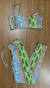 Conjunto estampado - Legging + top
