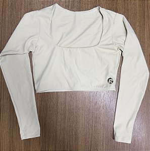 Cropped - manga longa