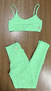 Conjunto texturizado - legging + top