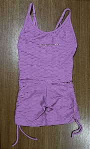 Macaquinho silk - texturizado