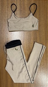 Conjunto - Legging viés lateral + top