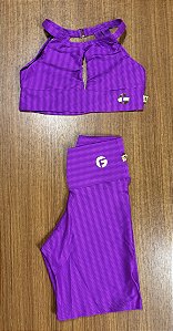 Conjunto biker - bermuda + top