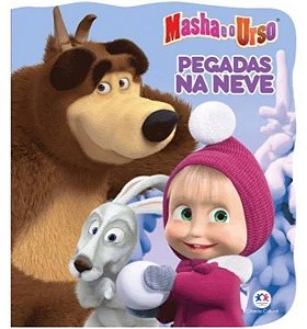 Cartonado - Masha e o Urso - Pegadas na Neve
